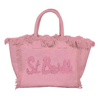 MC2 Saint Barth Tote Bags, female, Pink, Size: ONE SIZE Vanity Patch Tote
