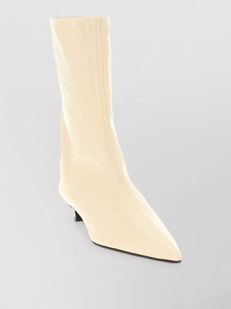 Jil Sander leather ankle boots