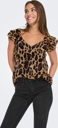 Only ONLASTA LIFE CAPSLEEVE V-NECK TOP PTM