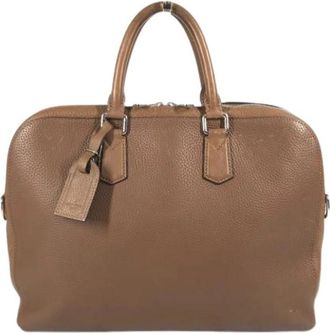Louis Vuitton Pre-owned M53489 Aktetas Handtas Tote bag - unisex - Vintage Handtas - Bruin - ONE Size - Leer - Vintage