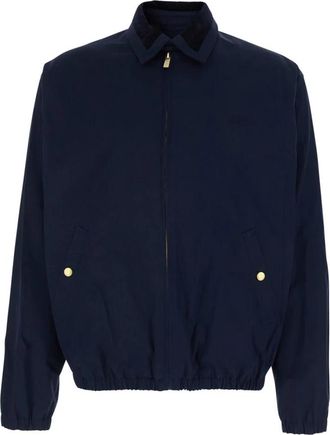 Dr&ocirc;le de Monsieur Le Blouson Dr&ocirc;le - Heren - Bomber jackets - Blauw - S - Katoen - Jassen