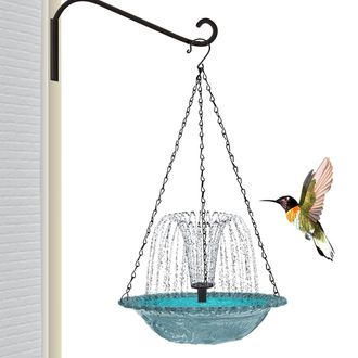 OEM Fuente Para P&aacute;jaros - Bomba De Estanque Solar - Decoraci&oacute;n Exterior Colgante Para Jard&iacute;n Patio Balcon - 1 Unidad