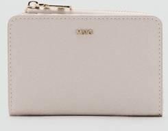 Mango Portafoglio piccolo effetto Saffiano grigio ghiaccio - Donna - Taglia unica - MANGO