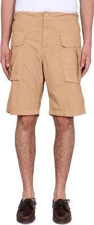 Aspesi Bermuda Lou Shorts - Heren - Korte Broeken - Geel - M - Katoen - Korte Broeken