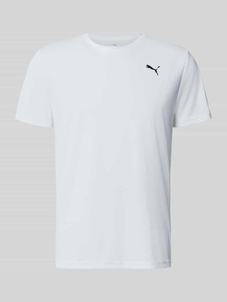 Puma Regular Fit Sport-T-Shirt mit Logo-Print Modell TAD Essential in Weiss, Gr&ouml;&szlig;e XXL