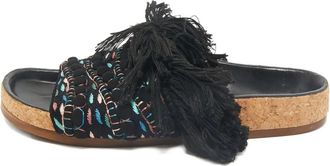 Chlo&eacute; Sandali con nappa - Nero