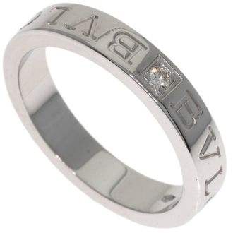 Bulgari White Gold (18K) Band Ring (Pre-Owned)