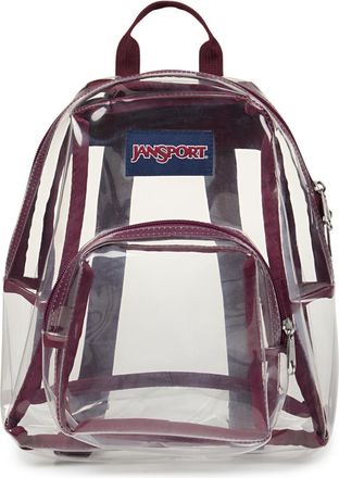 Jansport Clear Mini Pack in Cherry Lacquer at Nordstrom