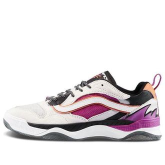 Vans Brux Wc Wear-resistant Non-Slip Retro Sports Shoe White Purple VN0A4BH4V8H