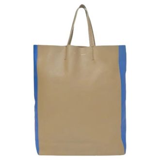 Celine Pre-owned Tote Bags, female, Blue, Size: ONE SIZE Pre-owned Bicolor Cabas Tote Bag