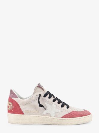 Golden Goose Sneakers Ballstar in suede con logo laterale - GOLDEN GOOSE DELUXE BRAND - gender_Woman