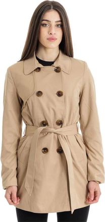 Only Only, Jassen, Dames, Beige, L, Valerie Trenchcoat