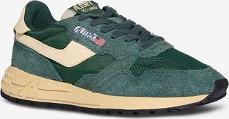 Autry Niedrige Materialmix-Schnürsneakers Reelwind