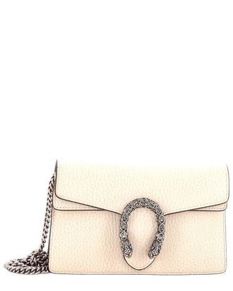 Gucci Beige Leather Dionysus Bag Super Mini (Authentic Pre-Loved)