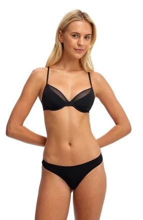 Cotton On Womens Double Layer Underwire Bra in Black at Nordstrom, Size 32A
