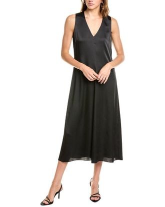 Vince Satin Midi Dress