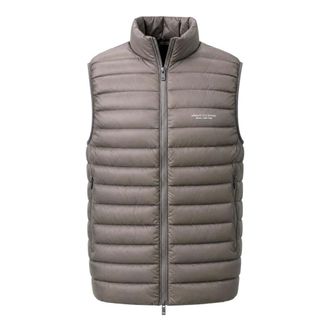 A|X Armani Exchange Down Waistcoat - male - Armani Exchange - Waistcoats - Brown - 2XL - Jackets