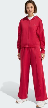 adidas Womens Energize Track Suit - Burgundy Cotton - Size X-Large