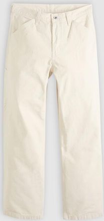 Levi's Carpenter 568 Loose Lightweight dritti - Uomo - 27X32 - Bianco / Undyed Ecru Greige Lightweight Canvas