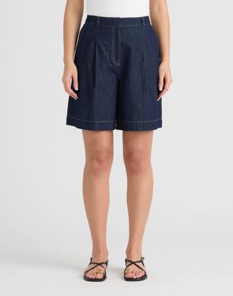 NVLT Womens Denim-Look Bermuda Short