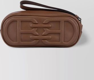 Bally oval shape crossbody bags with wrist strap