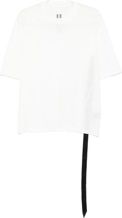 Rick Owens T-shirt Walrus asimmetrica - Bianco