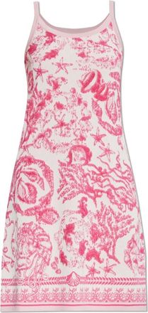 Versace Dames, Jurken, Roze, Maat: XS Katoen