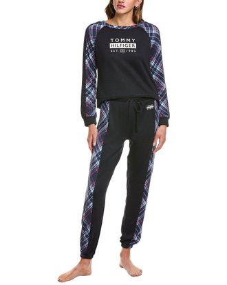 Tommy Hilfiger 2Pc Shirt & Pant Sleep Set