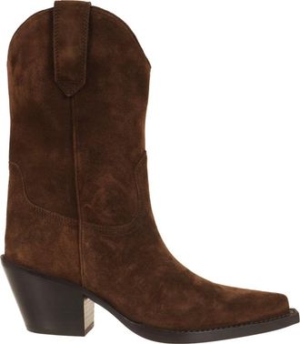 PARIS TEXAS Dakota Midcalf Boot 60 - Dames - Cowboylaarzen - Bruin - 40 EU - Schoenen