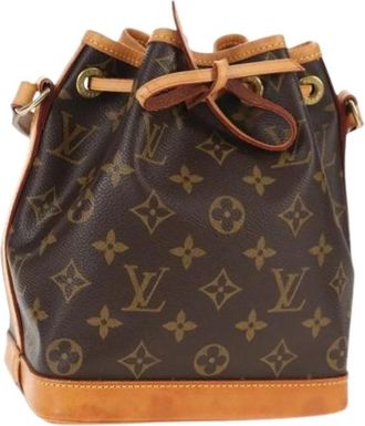 Louis Vuitton Pre-owned Bucket Bags, female, Brown, Size: ONE SIZE Pre-owned Canvas Bucket Bag