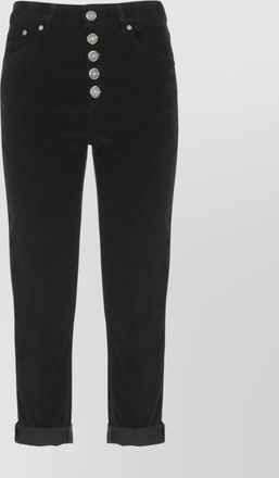 Dondup straight leg corduroy trousers with five pockets