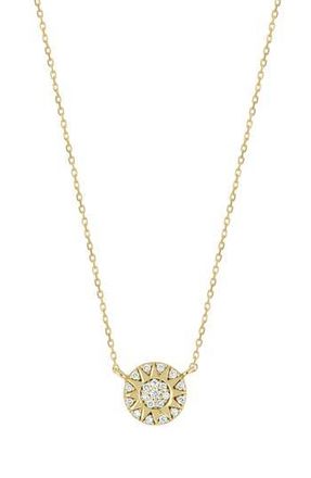 Bony Levy Icon 18K Yellow Gold Diamond Sun Pendant Necklace at Nordstrom Rack