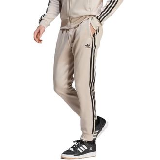adidas Originals ADIDAS Mens SST TP Pants, Wonder Beige/Black, L