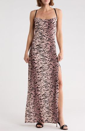 Free People Concrete Jungle Maxi Slipdress in Dark Grey at Nordstrom Rack, Size X-Small