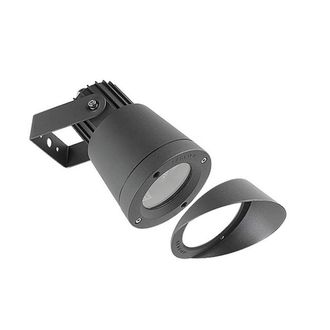 Netlighting Hubble 1 Light Outdoor Spotlight Black IP65 GU10