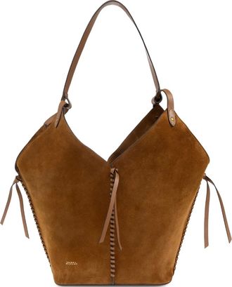 Isabel Marant Tampa suede shoulder bag - women - Calf Suede - OS - Brown