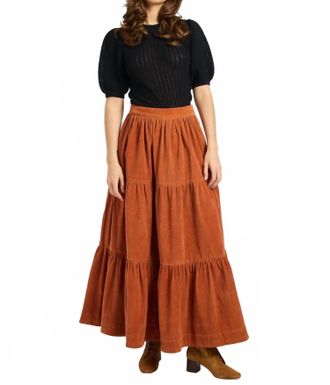 Mille Paola Skirt In Cinnamon