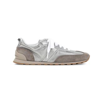 Brunello Cucinelli Titanium Color Block Sneakers