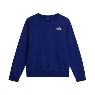 The North Face Fitness, Heren, Blauw, L, Katoen, Evolution Box NSE Regular Crew