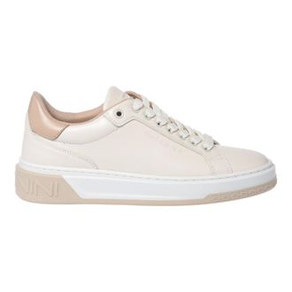 Baldinini Leather Sneaker - female - Baldinini - Sneakers - Beige - 4 1/2 UK - Shoes