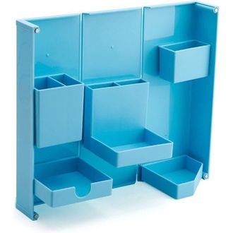 OEM Organizador De Escritorio Multifuncional Y Plegable Para Ni&ntilde;os, Con Ocho Compartimentos De Almacenamiento, Soporte Para &Uacute;tiles Escolares Y Accesorios 