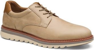 Johnston & Murphy Braxton Plain Toe Derby in Taupe Nubuck at Nordstrom, Size 14