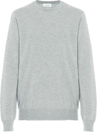 Malo Cashmere Trui met Ronde Hals - Heren - Cashmere truien - Grijs - XL - Kasjmier - Truien & Vesten