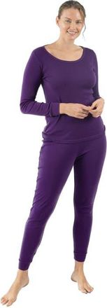Leveret Womens Cotton Solid Matching Family Pajamas in Dark Purple at Nordstrom, Size X-Large