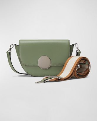 Oryany Lottie Saddle Leather Crossbody Bag