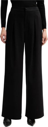 Guess Broeken, Dames, Zwart, S, Polyester, Jayne Wijde Broek
