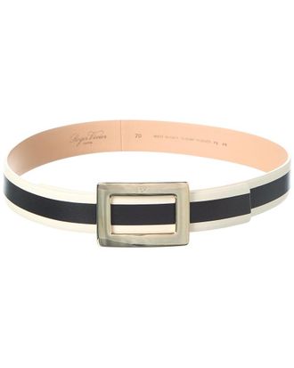 Roger Vivier Buckle Leather Belt