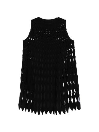 Emporio Armani Open Knit Short Dress