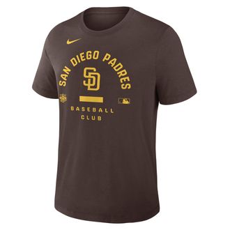 Nike San Diego Padres Authentic Collection Early Work Nike Mens Dri-FIT MLB T-Shirt in Brown | 034J20QPYP-HXK