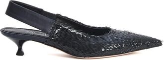 AGL Blauwe Nacht Slingback Schoenen - Dames - Pumps - Blauw - 35 EU - Schoenen